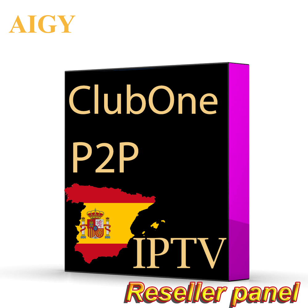 ClubOne P2P IPTV panel credits reseller m3u xtream Spain Portugal Germany Poland France Italy Arabic Brazil All Over World
